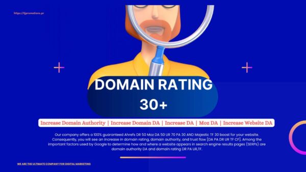 Image showing a website's Domain Rating (DR) steadily increasing over time.